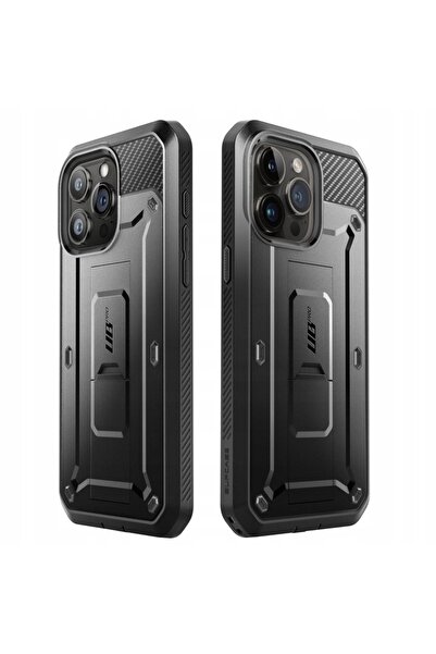 NO BRAND Husă tip armură Supcase pentru iPhone 15 Pro, Husă tip toc, cu prote...