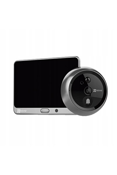 EZVIZ Sonerie video WiFi cu cameră Full HD, vizor digital și aplicație cu ecr...