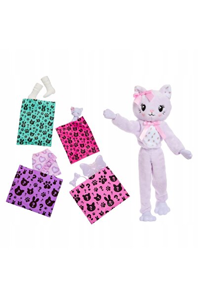 Barbie Cutie Reveal Păpușă Pisicuță Mov JJP64