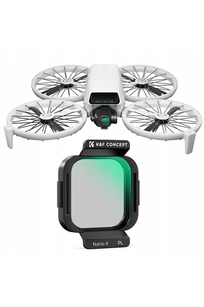 K&F CONCEPT Filtru polarizat PL NANO-X 8K Ultra HD pentru drona DJI FLIP