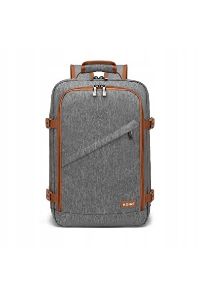 Kono Rucsac de cabină 40x20x25 cm pentru avioane Ryanair, gri