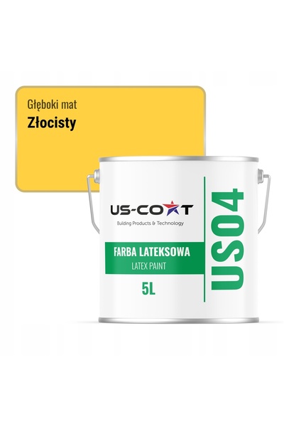 NO BRAND Vopsea latex de perete, auriu, H7064, 5L, mat intens, pentru pereți ...