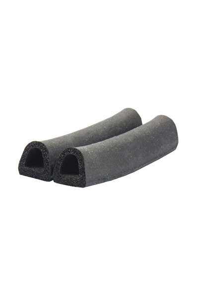 NO BRAND 21x15mm Negru D 50m Bandă de etanșare autoadezivă fonoizolantă pentr...
