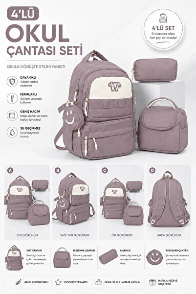 ULTIMATE BAG School Bag Primary School Bag Middle School Bag Set School Bag W...