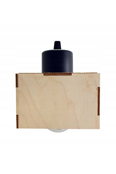 NO BRAND LAMPA candelabru de tavan înalt tip loft din lemn 3