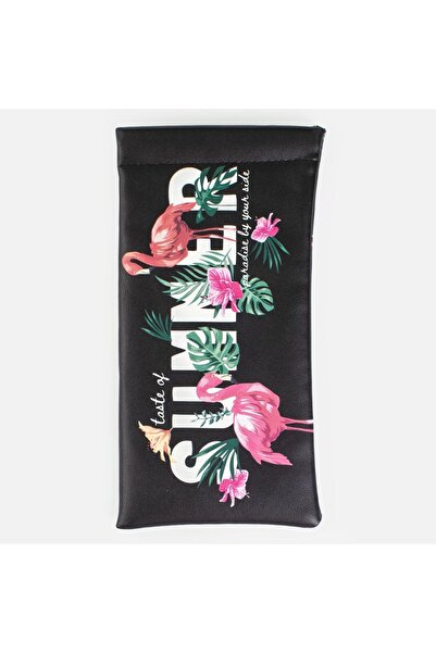 Zâna Casei Black Flamingo Glasses Case