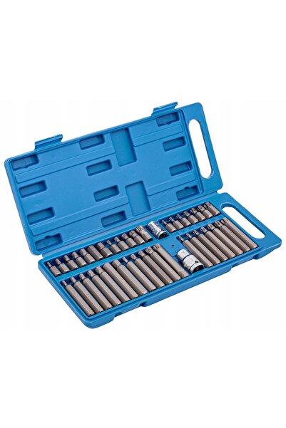 Falon Tech Set de biți hexagonali, spline, torx, 40 de piese, adaptor 1/2 " 3...