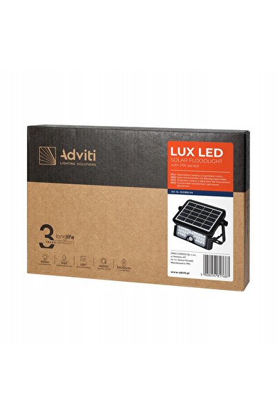 Adviti Lampă solară cu senzor de mișcare, mod Zi/Noapte, 30 LED-uri