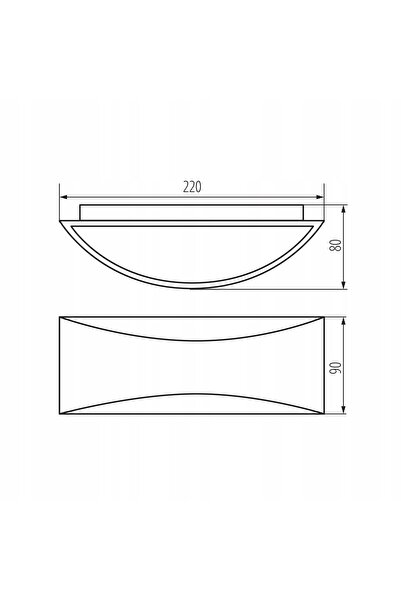 KANLUX Lampă de grădină LED, aplică de perete exterioară, BISO 8W, grafit, IP54