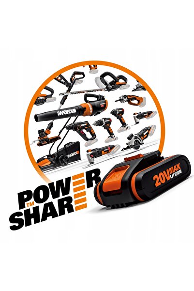 WORX Încărcător WA3880 20V 2A Power Share Li-Ion