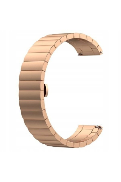 NO BRAND Curea de ceas BELINE 20MM AUR ROZ BEAUTY pentru ceasuri, durabilă