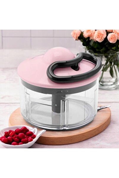 TEFAL K1330755 râșniță manuală, recipient 0,5L, lame din oțel, roz