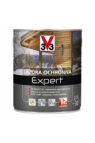 NO BRAND V33 LAZURA OCHRONNA EXPERT 12 ANI DE PROTECȚIE A LEMNULUI TEK 2.5L