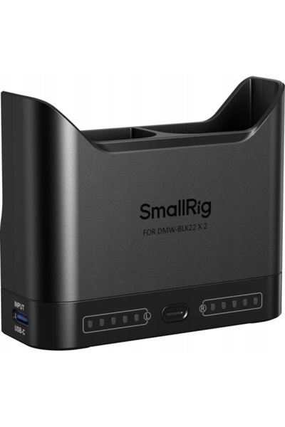SmallRig 5492 - încărcător de baterii cu două canale pentru Panasonic DMW-BLK22