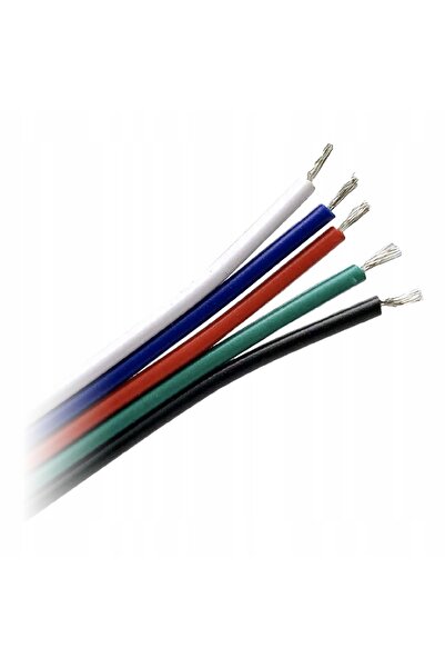 Adviti Cablu pentru benzi LED RGBW 5x 0,35mm² 25 m