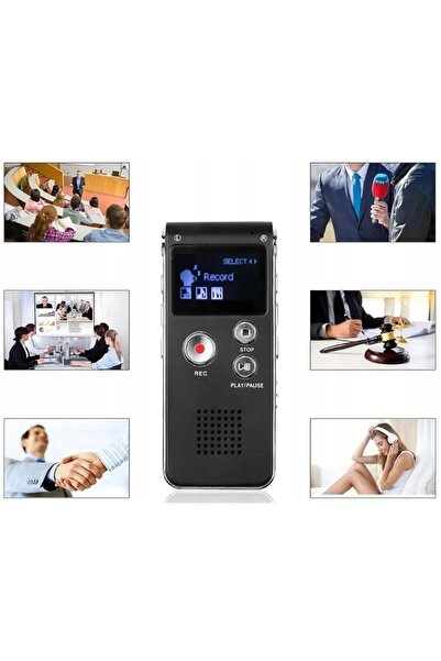 GAT MINI DICTAFON DIGITAL PROFESIONAL, ÎNREGISTRATOR AUDIO, 8GB USB, REDUCERE...