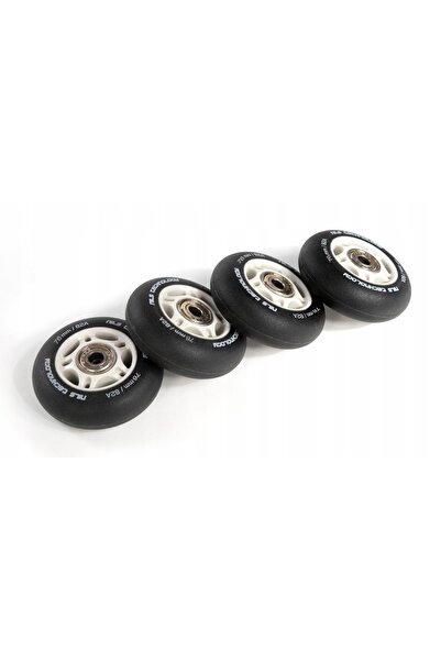 Nils Extreme Roți de patine cu rotile din cauciuc 76 mm Set 8 bucăți Rulmenți...
