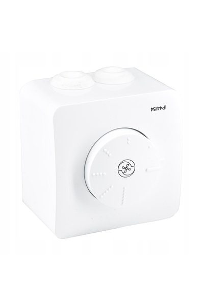 airRoxy Regulator de viteză ventilator, montaj la suprafață, montaj sub supra...