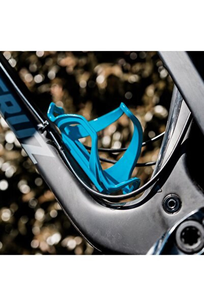 Lezyne FLOW CAGE SL-L ENHANCED suport bidon stânga, mat, culoare bronz