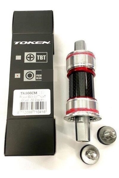 NO BRAND TOKEN TK866CM Suport pentru ax pătrat din carbon de 118mm