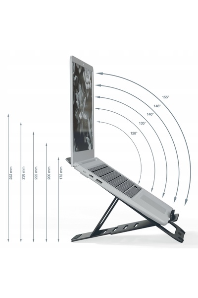 Leitz Suport laptop ultra-plat din aluminiu