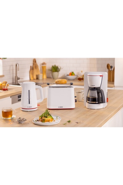 Bosch Prăjitor de pâine MyMoment TAT3M121 950W 2 felii Funcție de dezghețare Alb