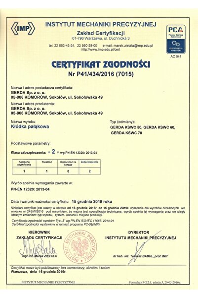 gerda Lacăt SECURE de 60mm, Certificat Antifurt