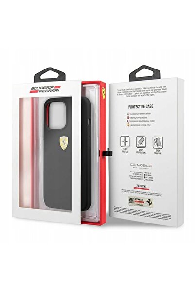 Ferrari Husă rigidă din silicon pentru iPhone 13 Pro 6,1 inci, cea mai bună p...