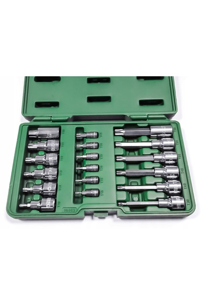 SATA Set de 18 piese biți Torx de 1/2 inch cu prindere de 1/4 inch, ST09052SJ