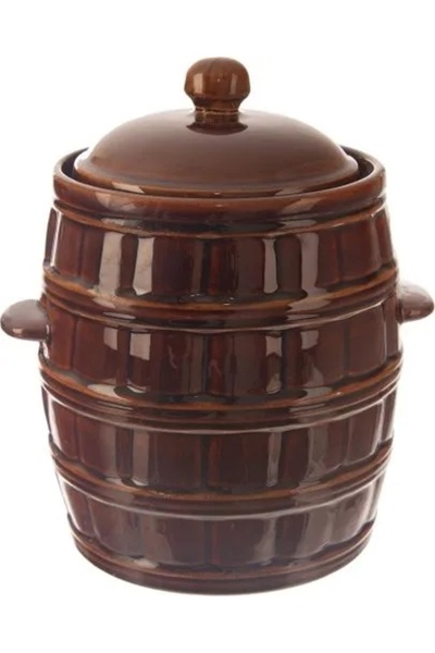 Krystynka Recipient tip caserolă pentru varză murată kimchi, mare, 8L, cu gul...