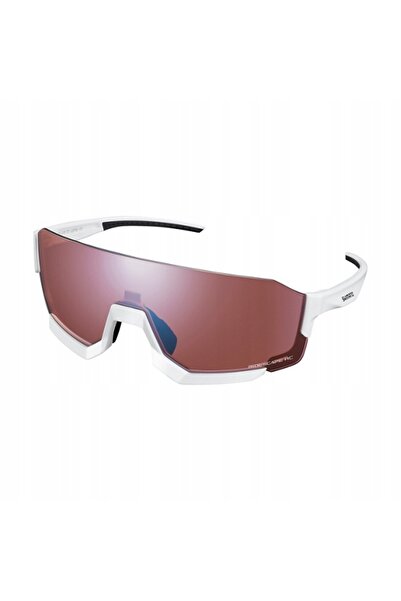 Shimano Ochelari AeroLite2 albi, lentile Ridescape HC - Contrast ridicat