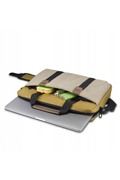 Hama Geantă de umăr elegantă pentru laptop Silvan 13.3-14.1'' curry