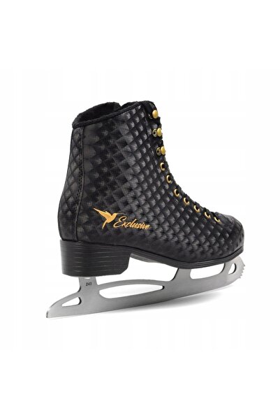 NO BRAND SMJ Exclusive Ghete de patinaj artistic negre pentru femei 38, căptu...
