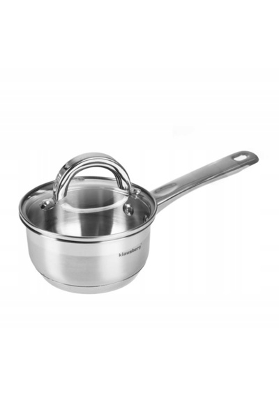 Klausberg RONDEL STALOWY 12cm 0,5L pentru inducție cu capac