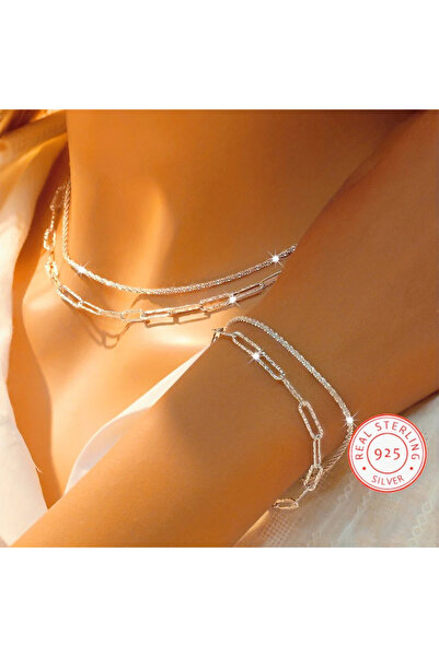 Choice bracelet necklace Fashion originality 925 Sterling Silver Necklace Bra...