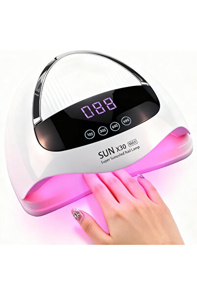 SUN X30 UV LED TIRNAK KURUTUCU 380 W 90 UV LED PROTEZ TIRNAK KALICI OJE KURUT...