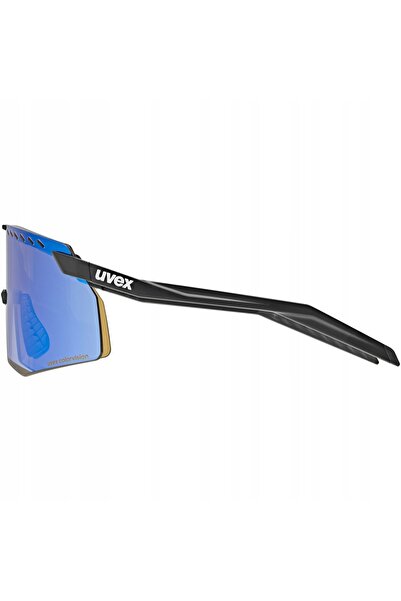 Uvex Ochelari de ciclism ORIGINALI PACE STAGE CV negri 100% UV OGLINDĂ ALBASTRĂ