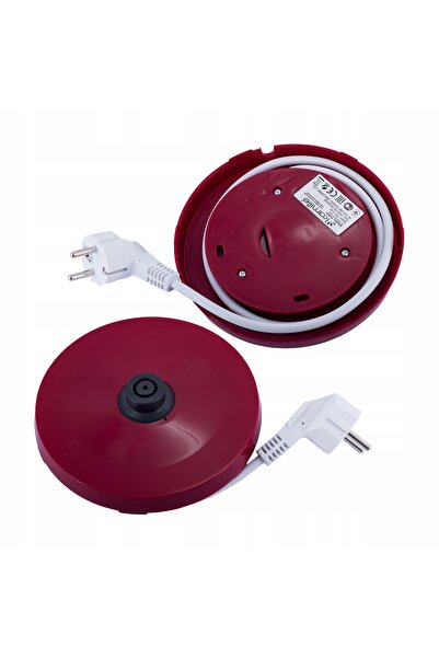 Kamille Fierbător electric fără fir 1,8L 2000W Alb-Roșu