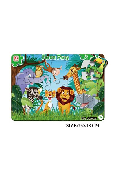CasaDesteapta.ro Puzzle 16pcs - Jucarie pentru Copii, Dezvolta Logica, Rabdar...