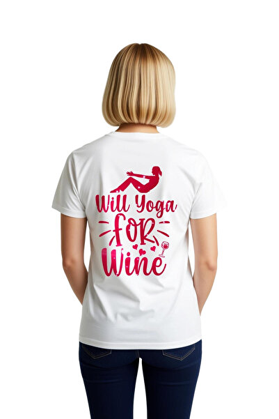 PayBuy Yoga I Do for Wine Printed Women's T-Shirt