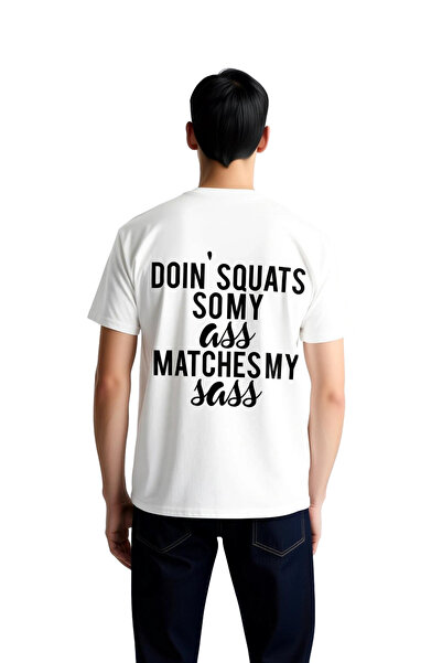 PayBuy Squat Training and Self-Confidence Humor Printed Men's T-Shirt