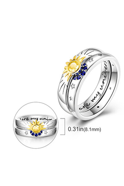 Choice22 7 KTR051 Hot Sale 925 Silver Ring Women Luxury Stackable Flower Fire...