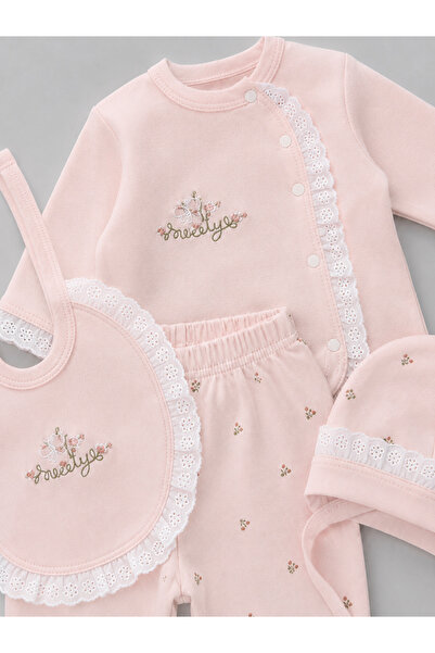 My Babies Label طقم خروج من المستشفى مكون من 5 قطع مصنوع من القطن بنسبة 100% ...