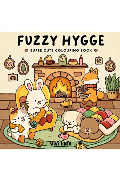 Penguin Books Fuzzy Hygge: Super Cute Colouring Book