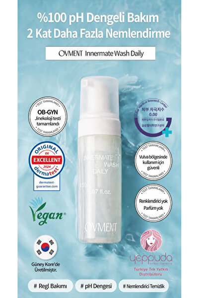 Innermate Wash Daily - Koku Önleyici Özel Bölge İntim Temizleme Köpüğü (Günlük)