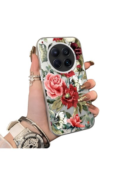 ucuc Tecno Camon 40 Premier Compatible Hard Acrylic Back Silicone Edge Lens P...