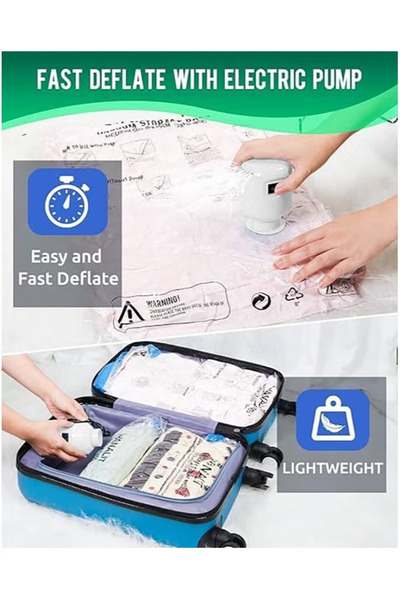 TAPIT Clothing storage bags, vacuum storage bags, space-saving compression ba...