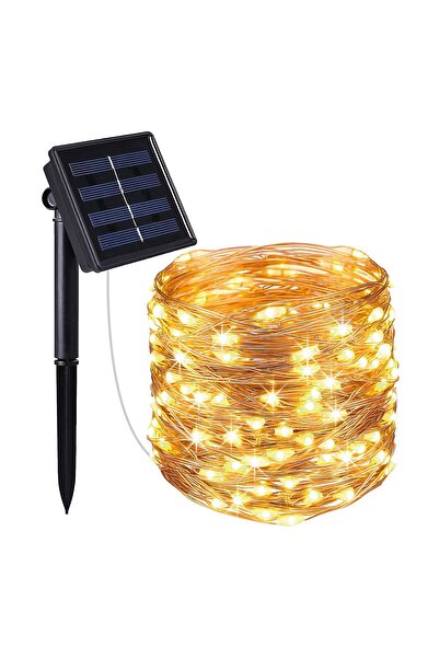 Generic Brand Guirlande pardosealăaire LED 100 LED alb chaud 12m, fil alliage...