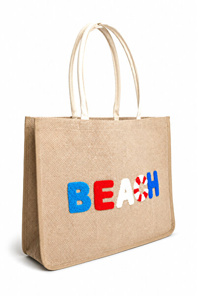 Ecrou Beach Baskılı Plaj Çantası