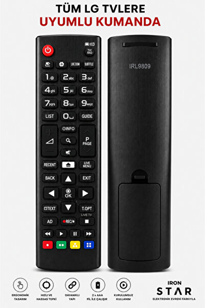 LG kumandası / TV kumandası / televizyon kumandası / TV uyumlu kumanda / akıl...